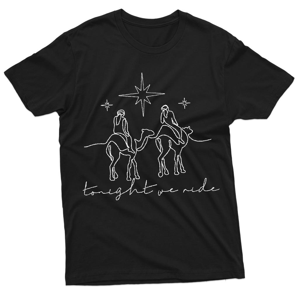 Funny Christmas Tonight We Ride Christmas T-Shirt