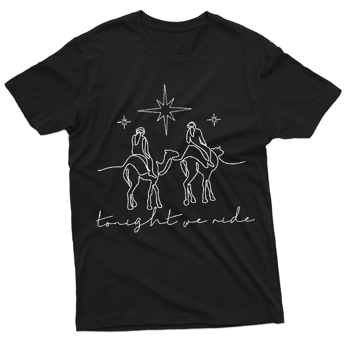 Funny Christmas Tonight We Ride Christmas T-Shirt