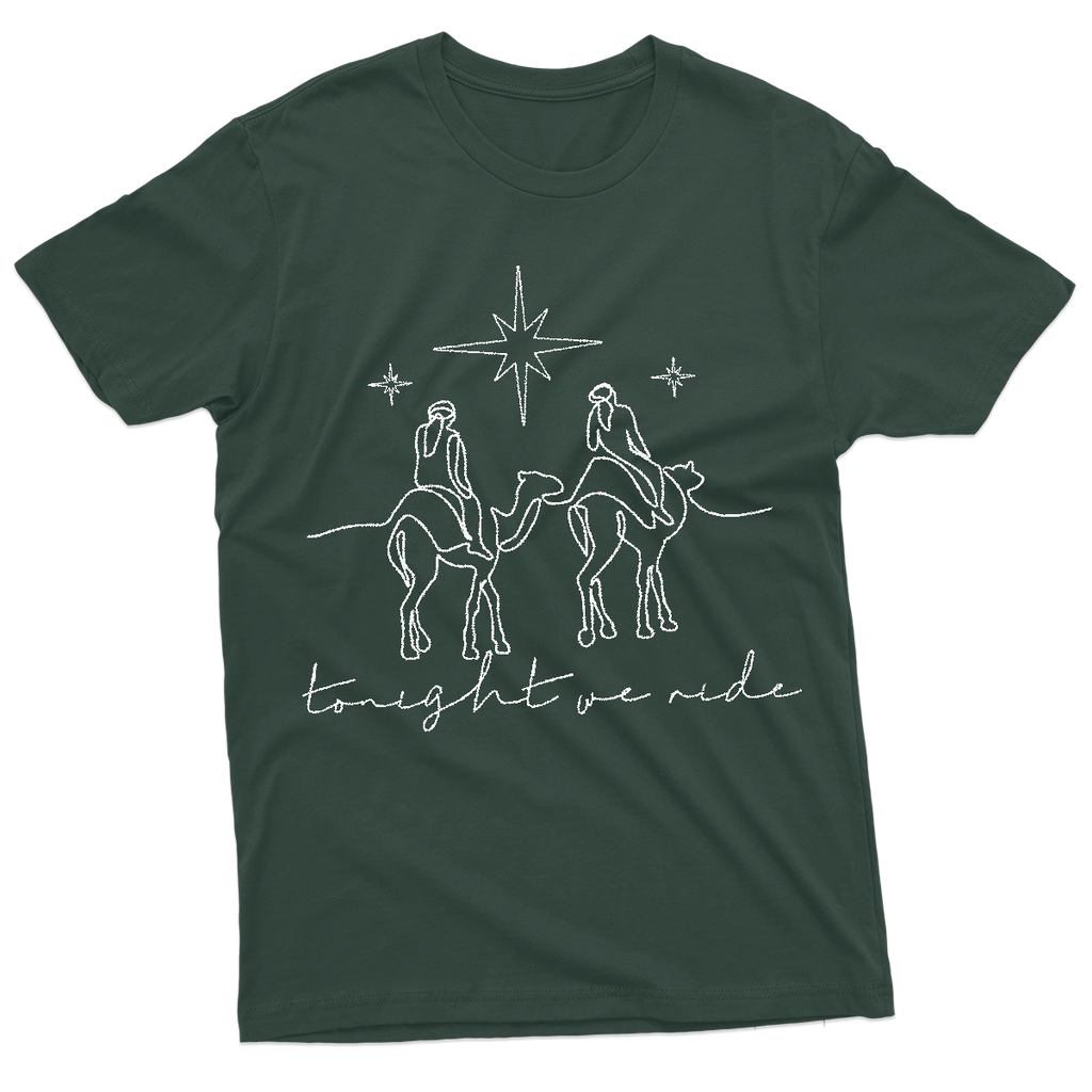 Funny Christmas Tonight We Ride Christmas T-Shirt
