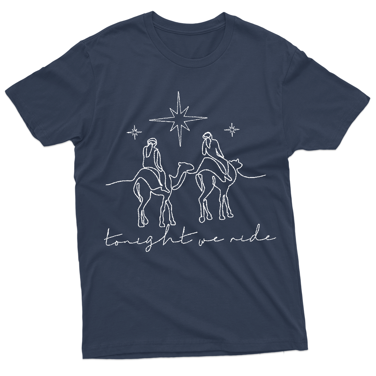 Funny Christmas Tonight We Ride Christmas T-Shirt
