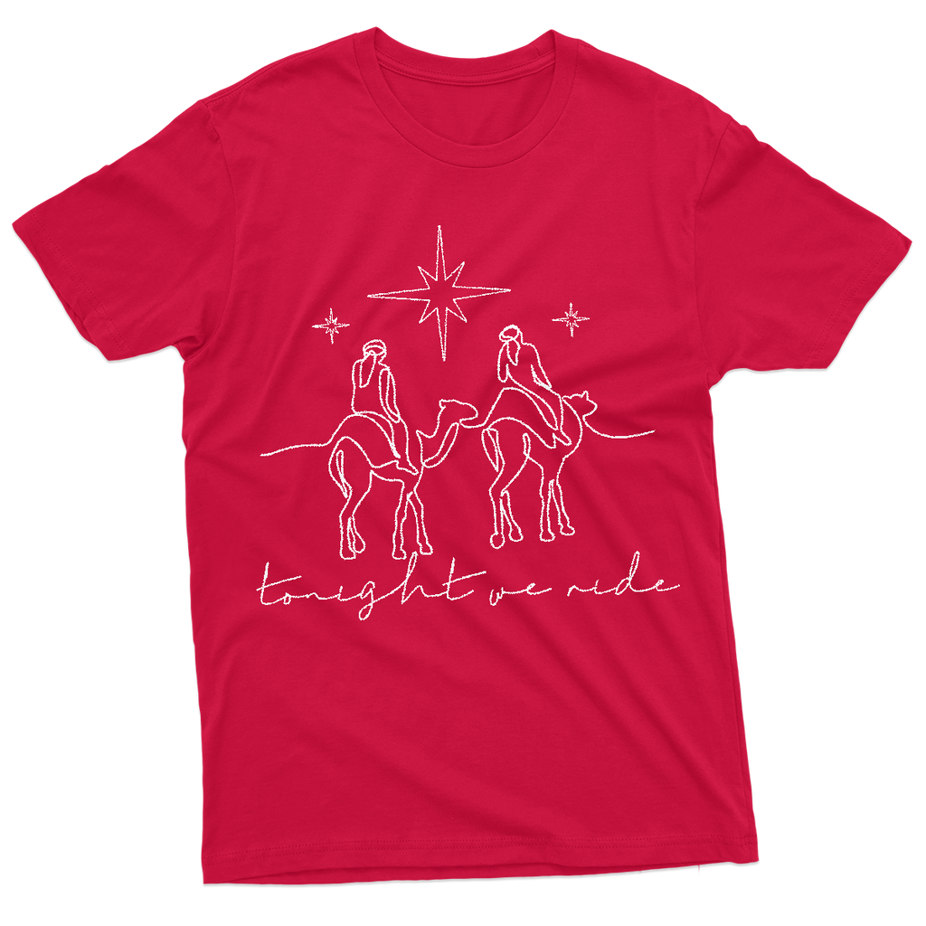 Funny Christmas Tonight We Ride Christmas T-Shirt