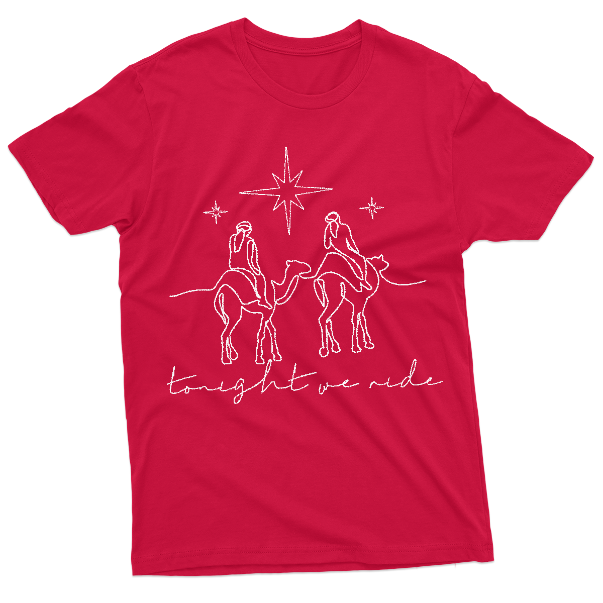 Funny Christmas Tonight We Ride Christmas T-Shirt