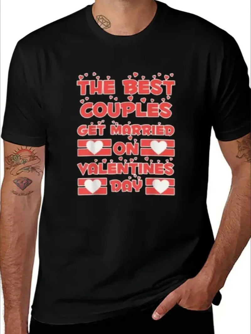 Simple English Casual Men Short-Sleeved Shirt